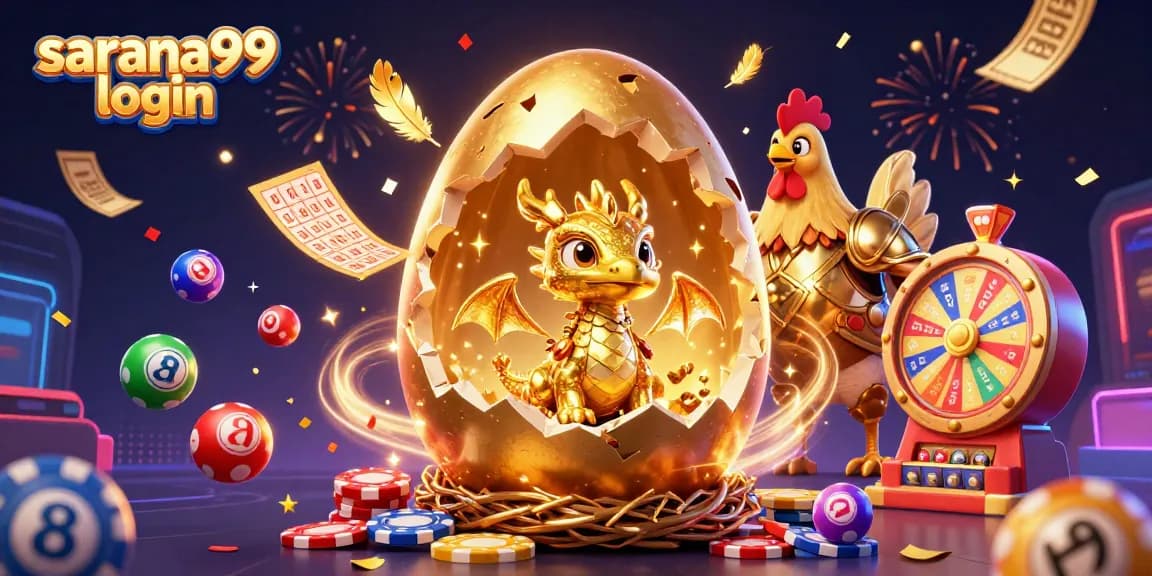 Experience excitement at sarana99 login with thrilling games, golden dragon, and casino elements!