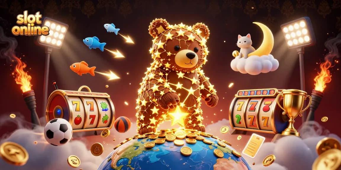 Experience winning chances with engaging slot online gameplay surrounded by whimsical 3D characters.