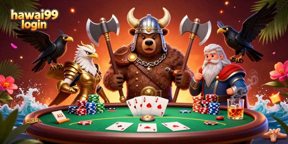 Experience thrilling gameplay and seamless access with hawai99 login in this vibrant casino scene.