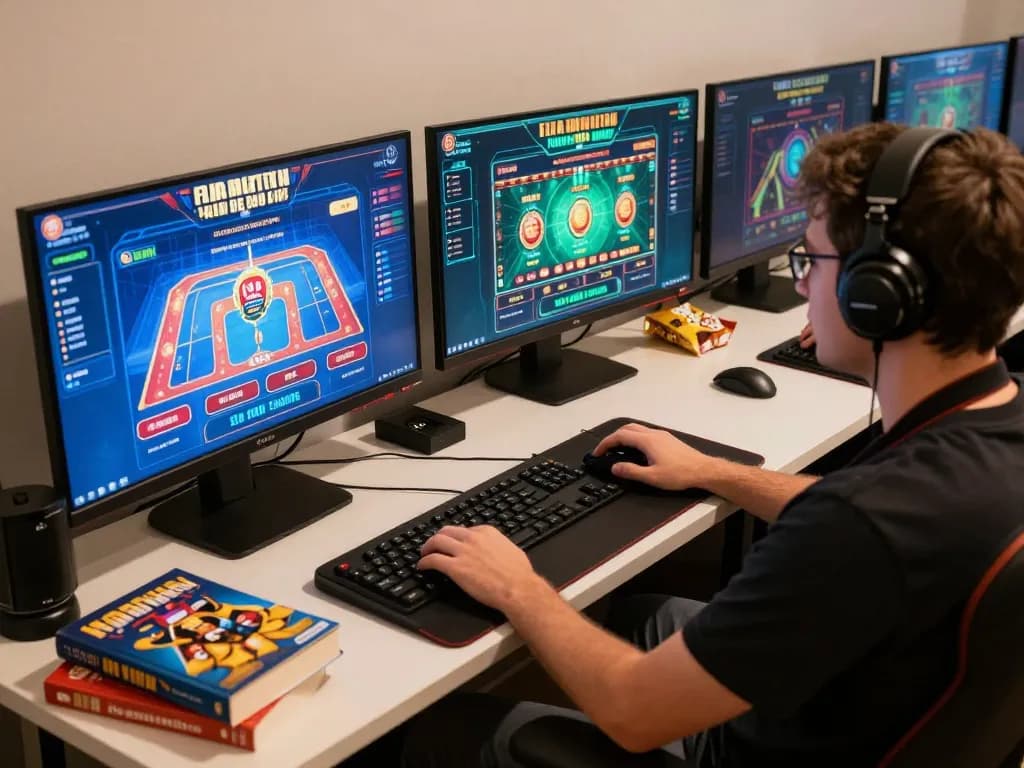 Engaging in strategic gameplay on luckyindex platform with vibrant online casino interface