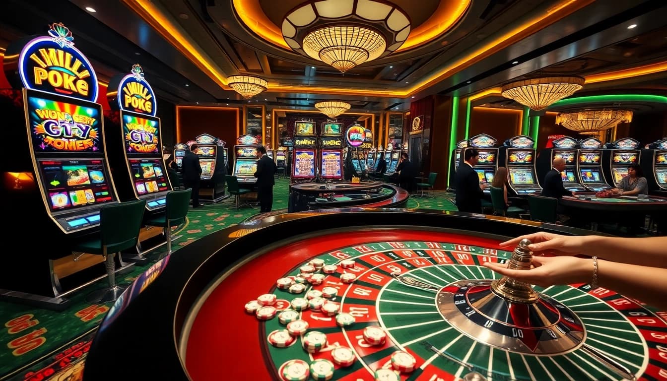 Experience the excitement at QQMacan with vibrant slot machines and immersive casino gameplay.