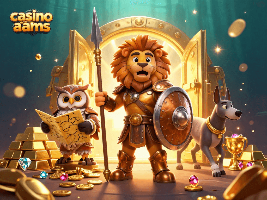 Gioca ai migliori giochi nei casino non aams e scopri tesori nascosti in un'illustrazione vibrante.