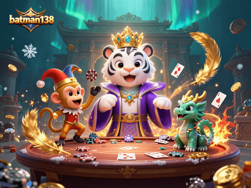 Engage with batman138 at the dynamic poker scene featuring unique gaming characters.