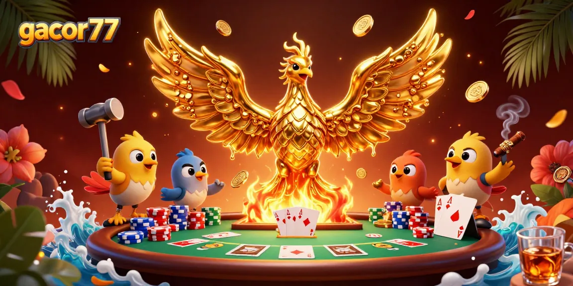 Rasakan kegembiraan bermain di gacor77 dengan phoenix emas dan permainan poker yang seru!