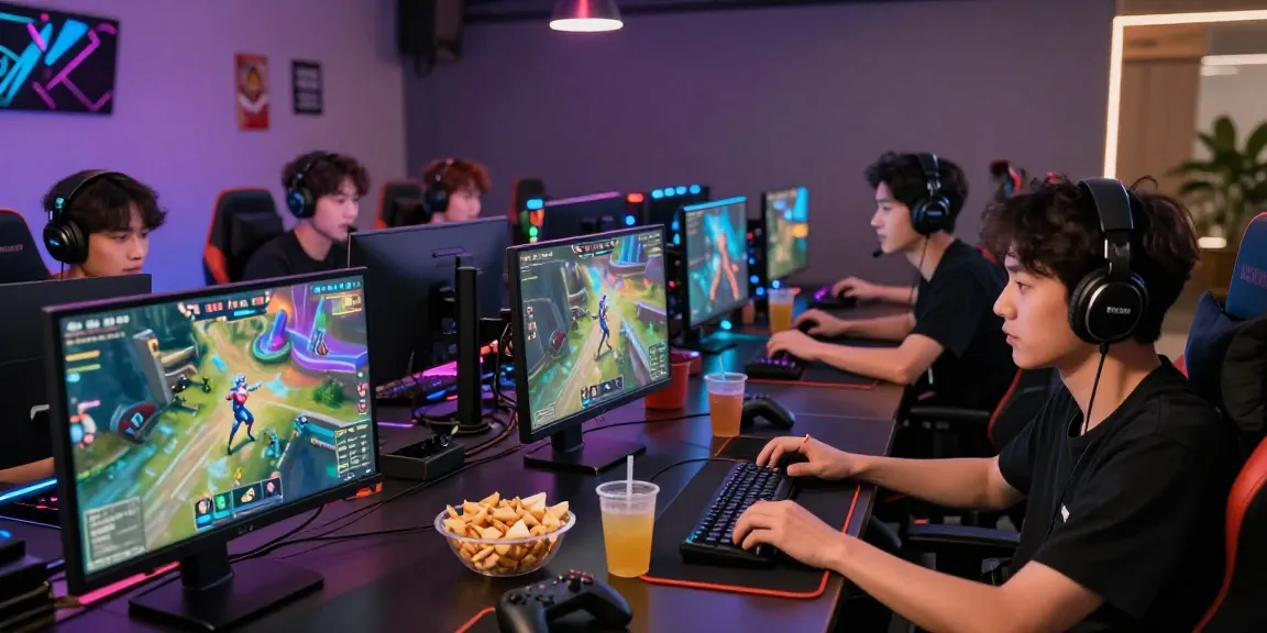 Diverse players engaging in thrilling online gaming experiences at mahajitu, showcasing colorful graphics and an exciting atmosphere.