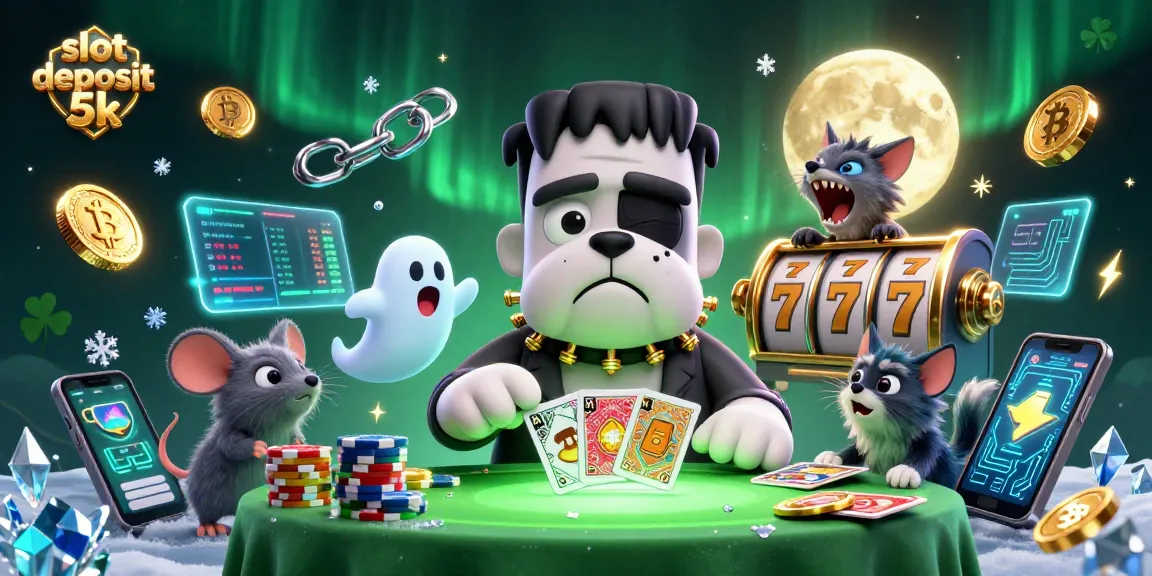 Experience thrilling action with slot deposit 5k featuring vibrant characters and casino elements
