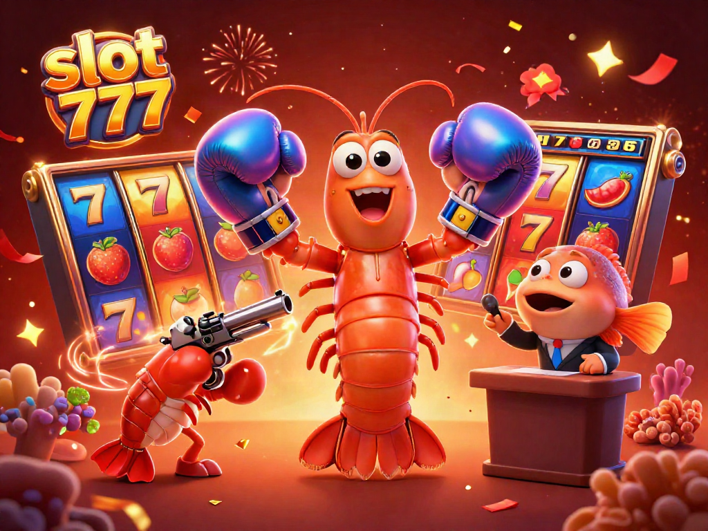 Menangkan jackpot dengan slot 777 di permainan kasino berwarna-warni.