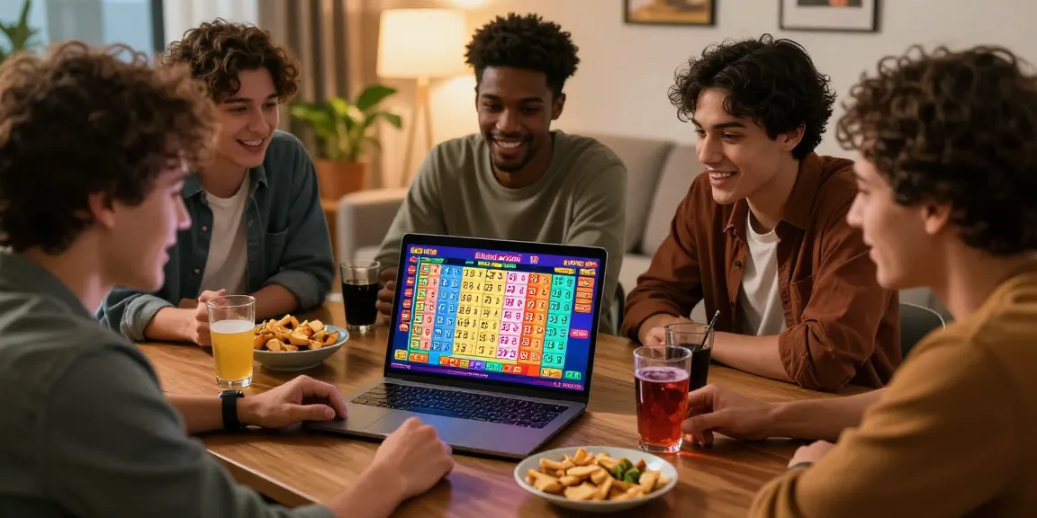 Friends excitedly discussing Toto games in a cozy online gaming atmosphere.