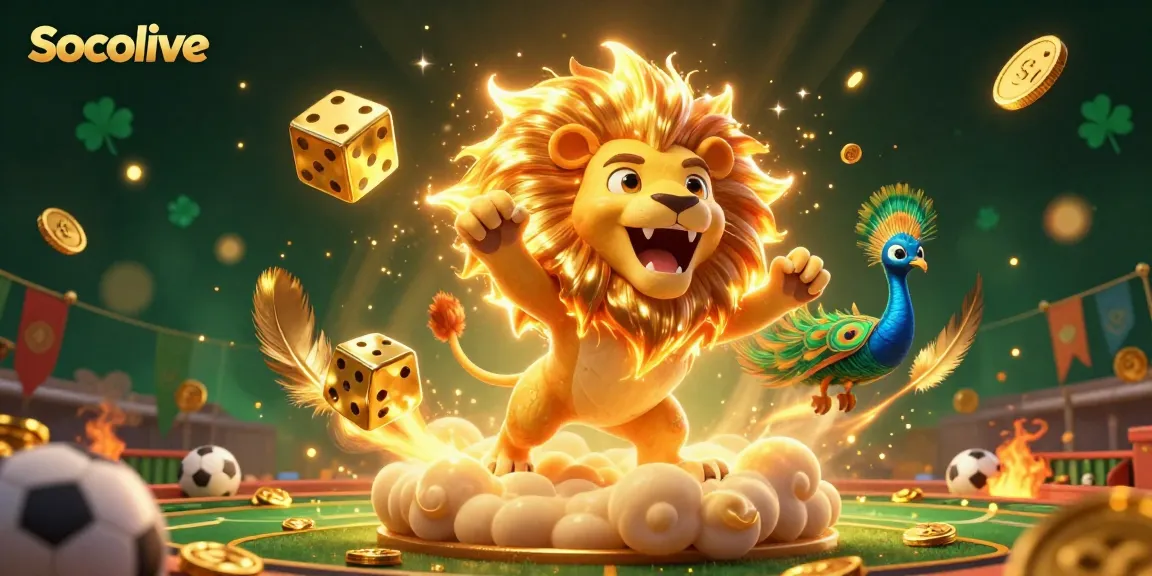 Socolive offers thrilling sports betting with vibrant visuals and dynamic action elements.