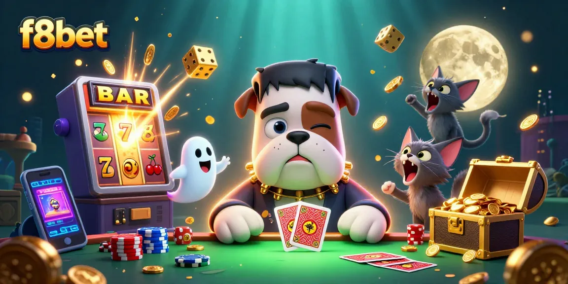 Play engaging games at f8bet with dynamic characters and exciting jackpot elements in a vibrant casino atmosphere.