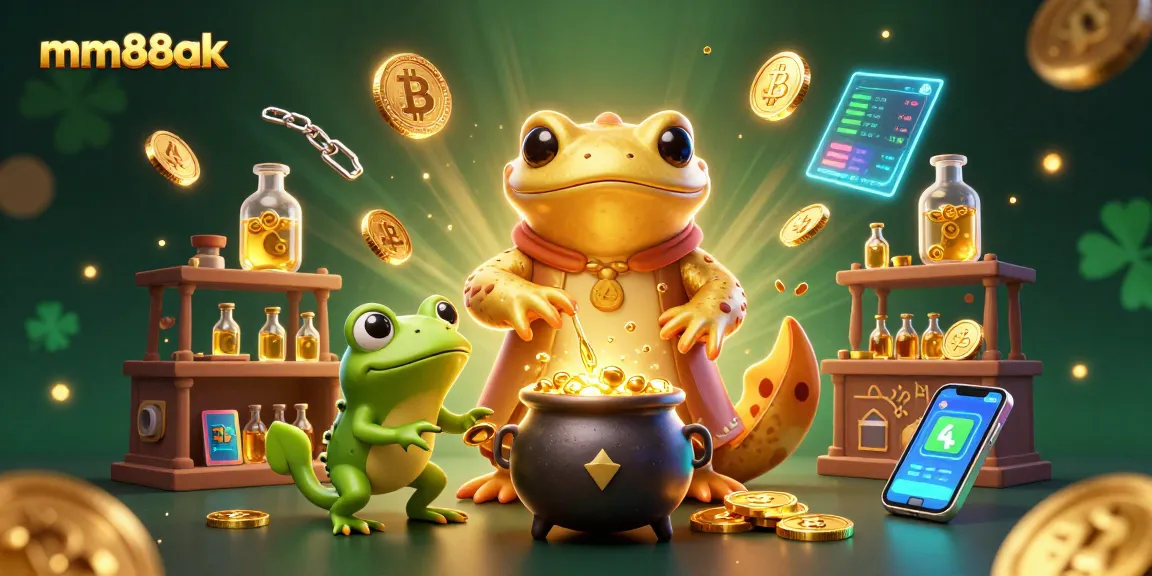 Experience the immersive world of mm88ak with a golden salamander alchemist creating riches.