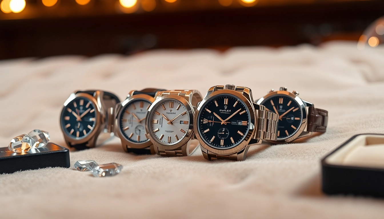 Admire replica watches showcased on luxurious velvet, highlighting craftsmanship and elegance.