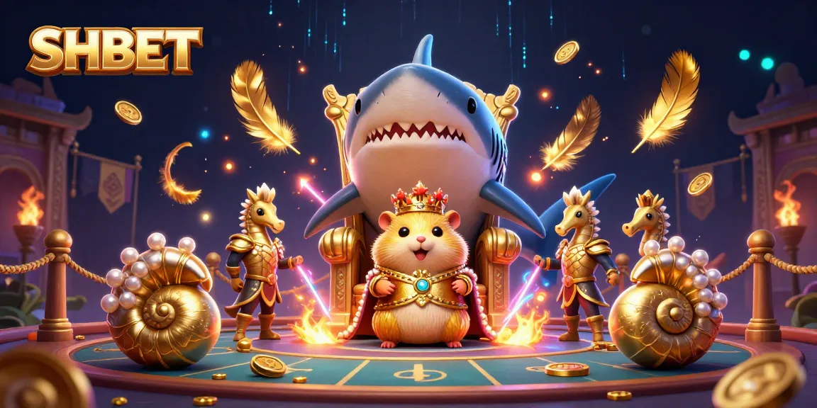 Engage in thrilling SHBET casino adventures featuring vivid underwater characters and dynamic gaming elements.
