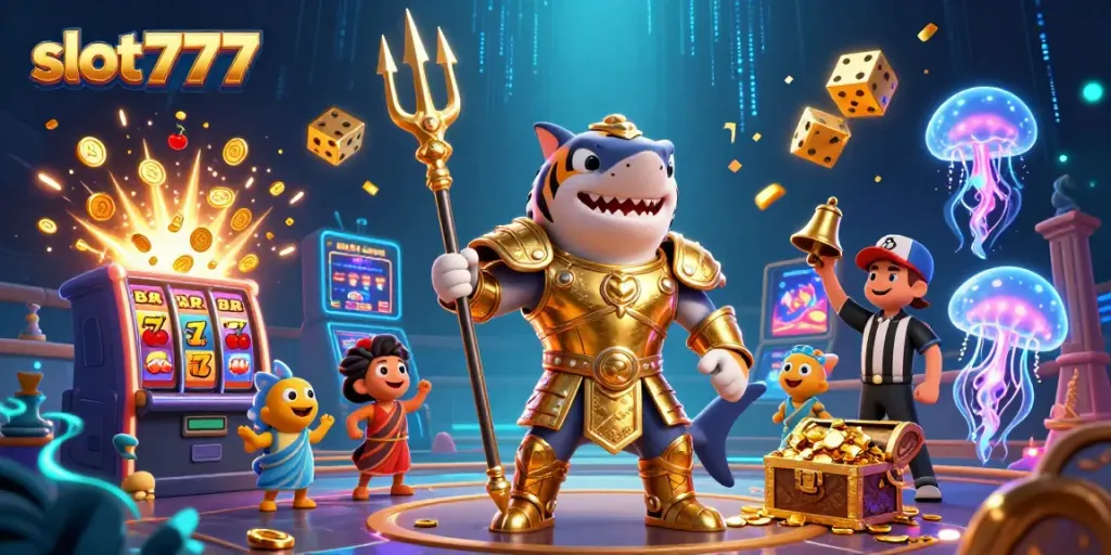 Menangkan jackpot dengan slot777 dalam ilustrasi kasino yang menakjubkan.
