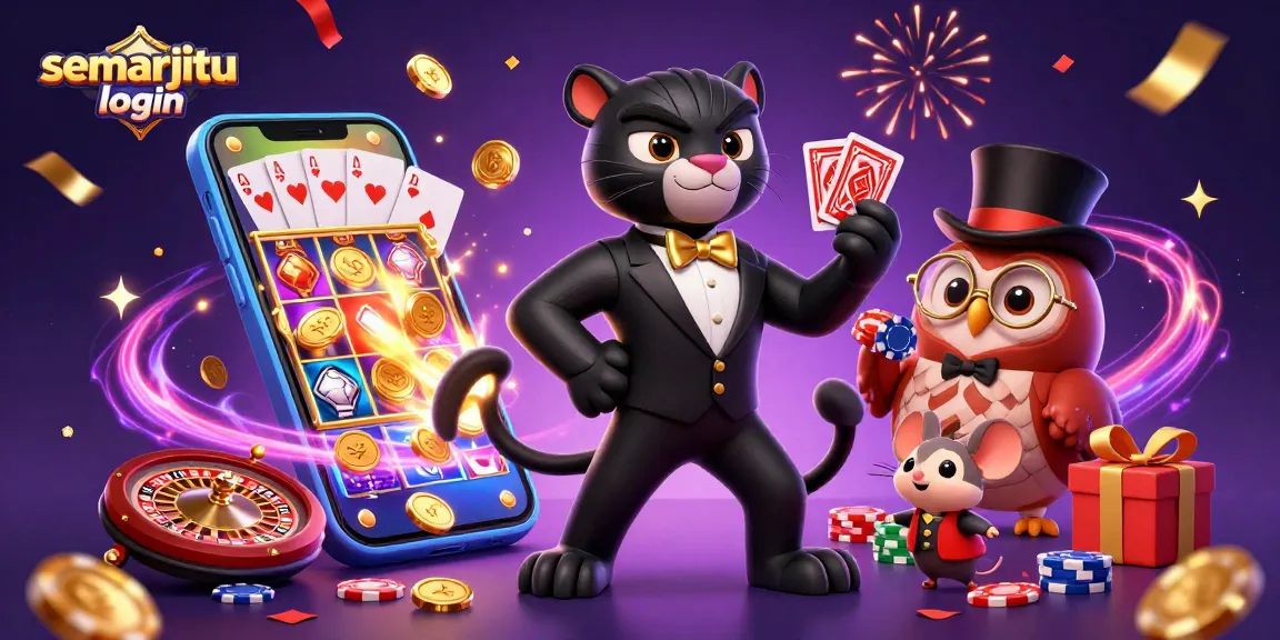 Masuk ke semarjitu login sambil merayakan permainan slot dan keberuntungan dengan alat kasino yang interaktif.