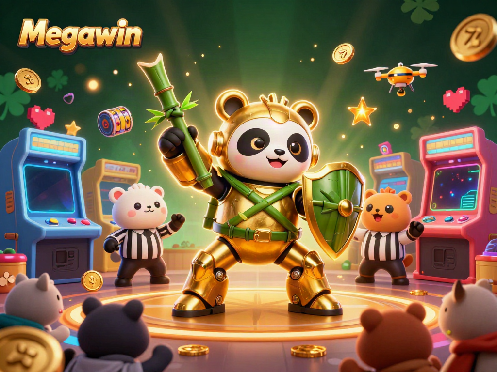 Permainan slot Megawin yang menarik dengan pemandangan aksi penuh energi di arena yang dipenuhi penonton.