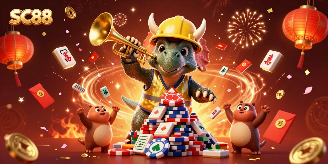 Experience excitement at SC88 with a vibrant 3D celebration of poker and casino fun.