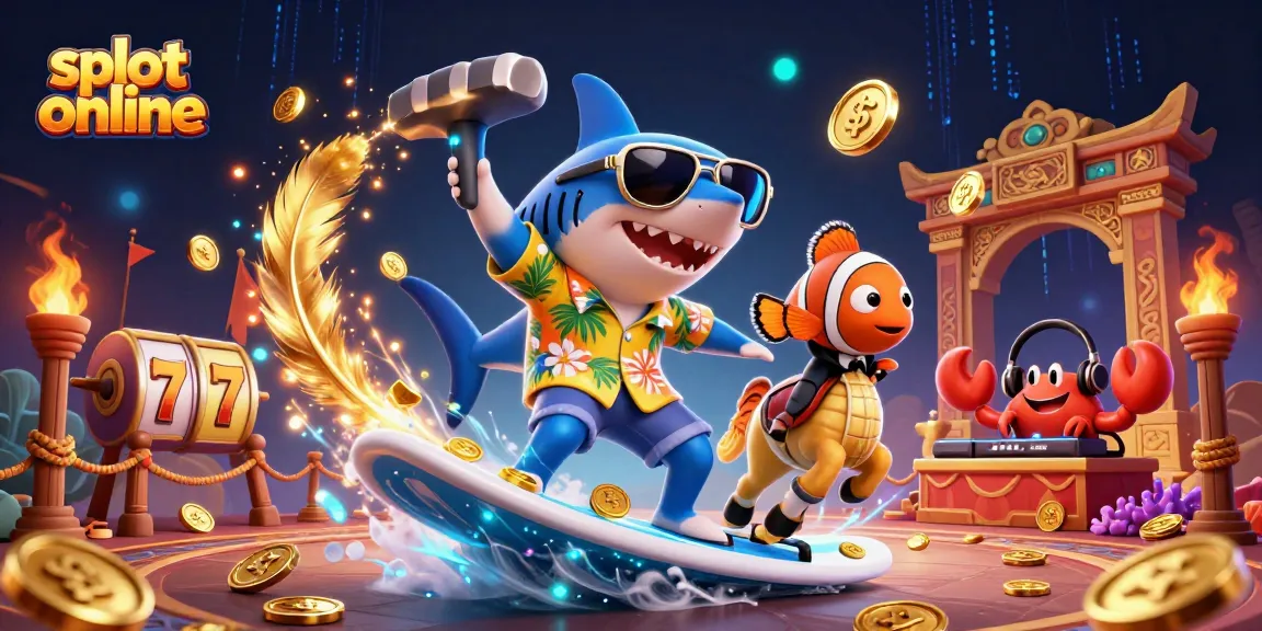 Menangkan slot online dengan karakter unik beraksi di atas gelombang koin emas yang luar biasa.