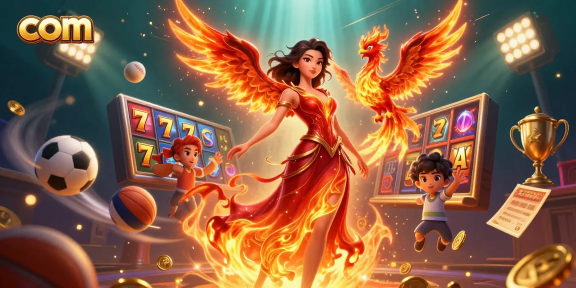 Engaging with com at a vibrant online casino featuring fiery characters and exciting games.
