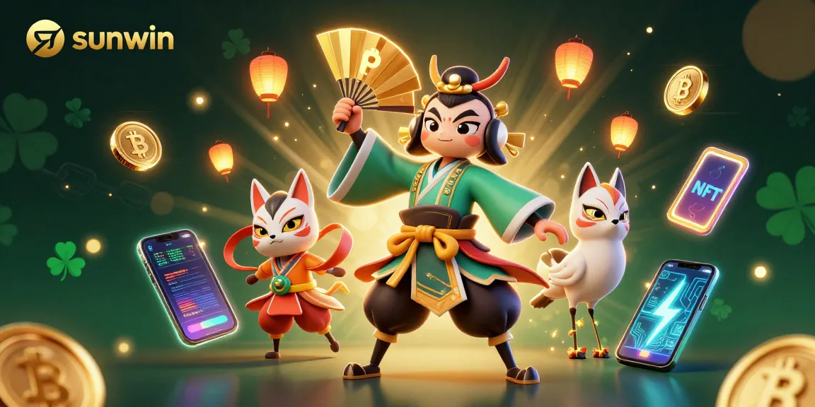 Engage with thrilling casino adventures at sunwin featuring vibrant characters and cryptocurrency elements.