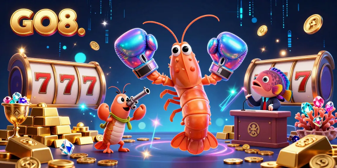 Experience the thrilling GO8 casino with dynamic gameplay featuring vibrant characters and dazzling treasures.