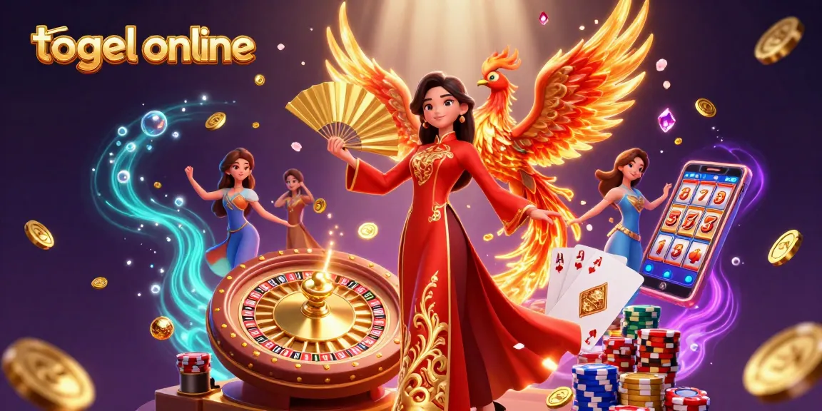 Experience thrilling togel online action amidst cascading coins and vibrant game elements.