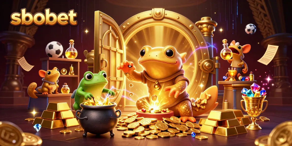 Place sbobet bets dynamically with our captivating digital illustration depicting alchemy in gambling.