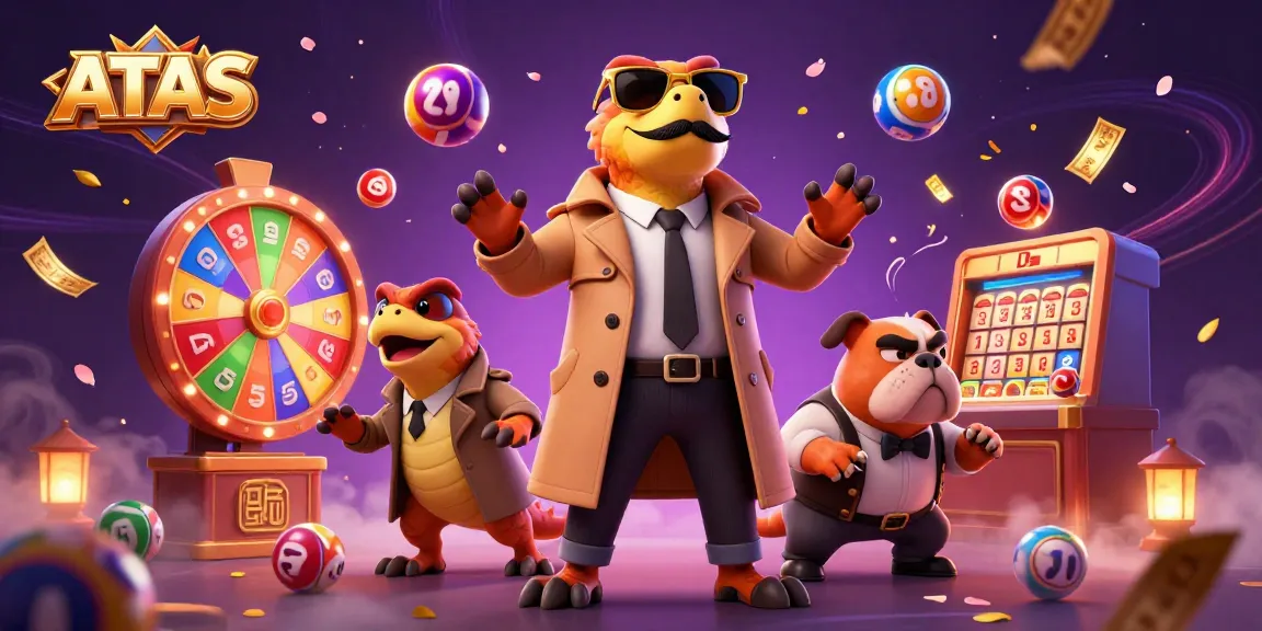 Join the raptors at ATAS casino, where lottery balls bounce in a dynamic VIP scene!