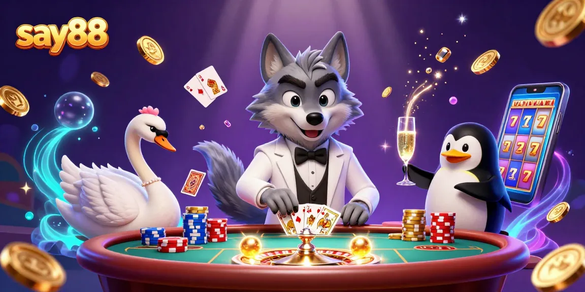 Experience thrilling games at say88 with 3D casino characters, elegant details, and vibrant visuals.