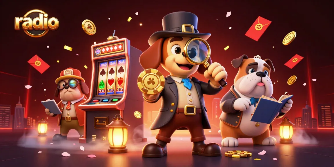 Engage in thrilling games at radio-themed slots featuring vibrant characters and dynamic casino elements.