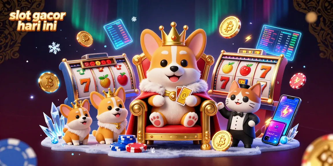 Menang besar dengan slot gacor hari ini melalui ilustrasi kasino 3D yang memukau dan interaktif.
