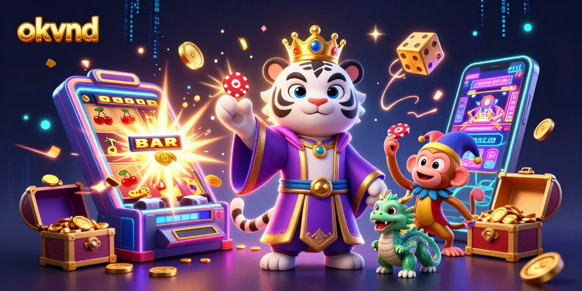 Spin the reels and win big with okvnd's engaging casino adventures and character-rich gameplay.