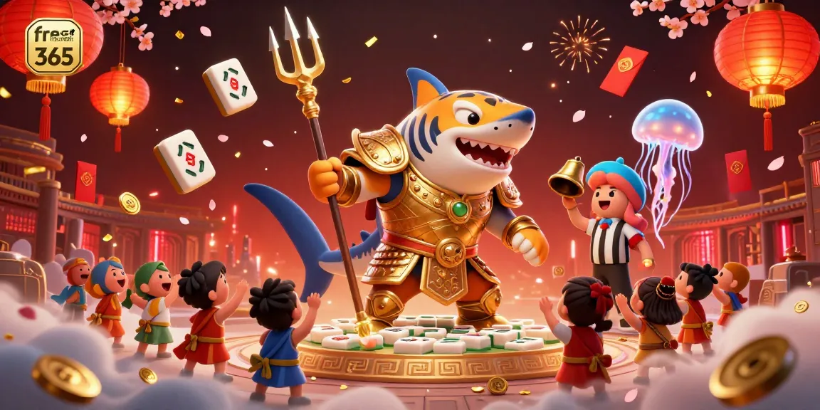 Experience exciting gameplay with free credit 365 in this vibrant casino-themed underwater scene.