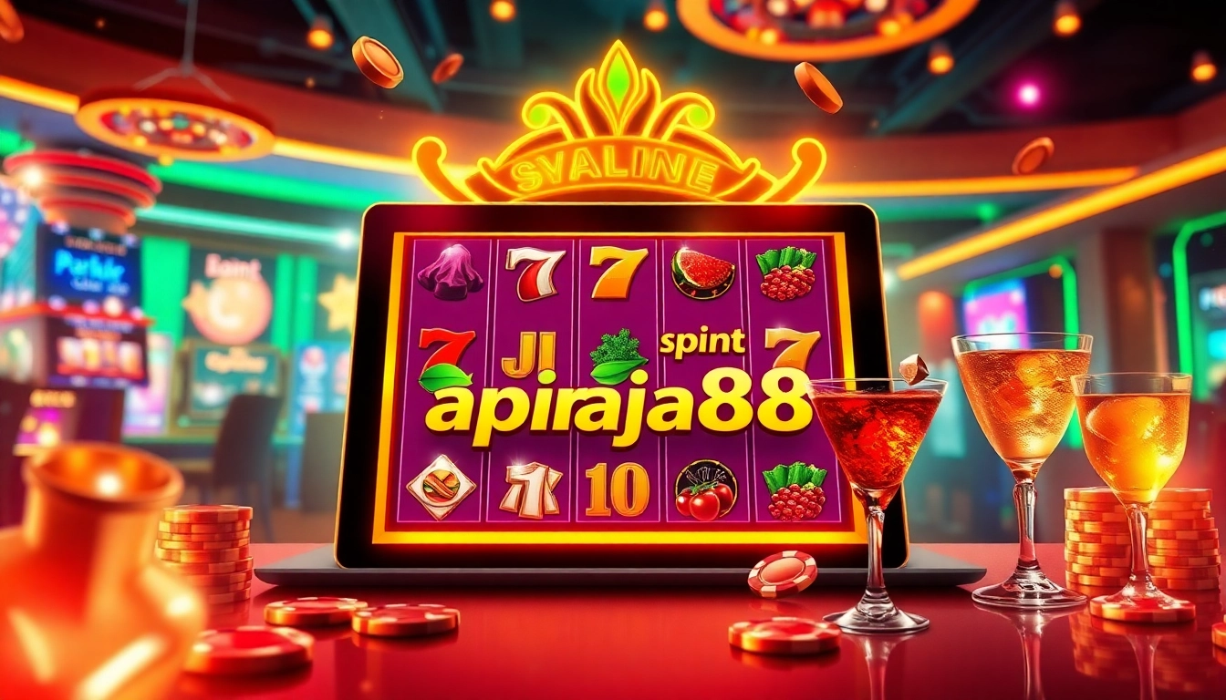 Play exciting games on slot online apiraja88 featuring vibrant graphics and casino ambiance.