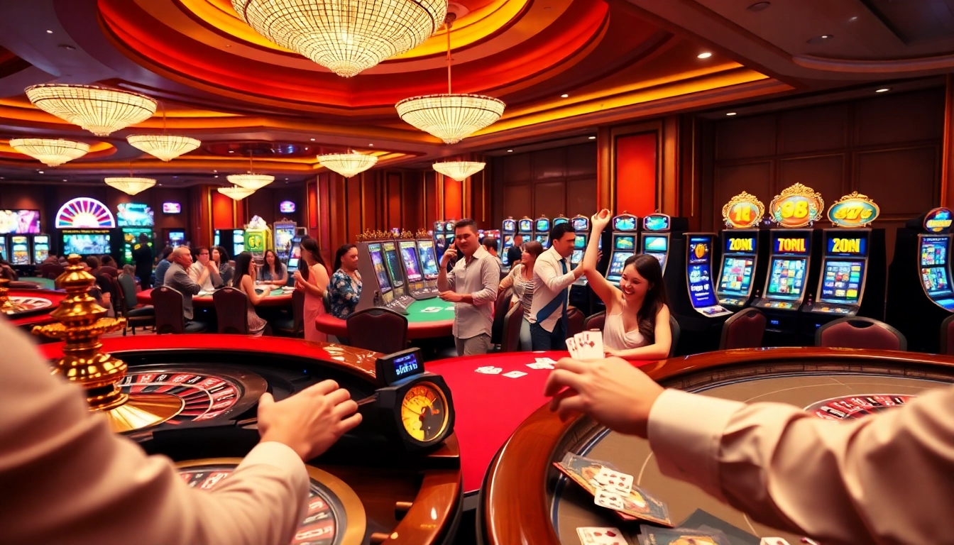Experience the excitement of gaming at https://688v.games/ with vibrant tables and thrilling slot machines.